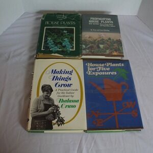 Gardening Books Lot of 4 House‎ Plants Propagating Making Things Grow